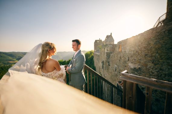 Majestätisch & sagenhaft! Traumhochzeit auf der Burgruine Aggstein
