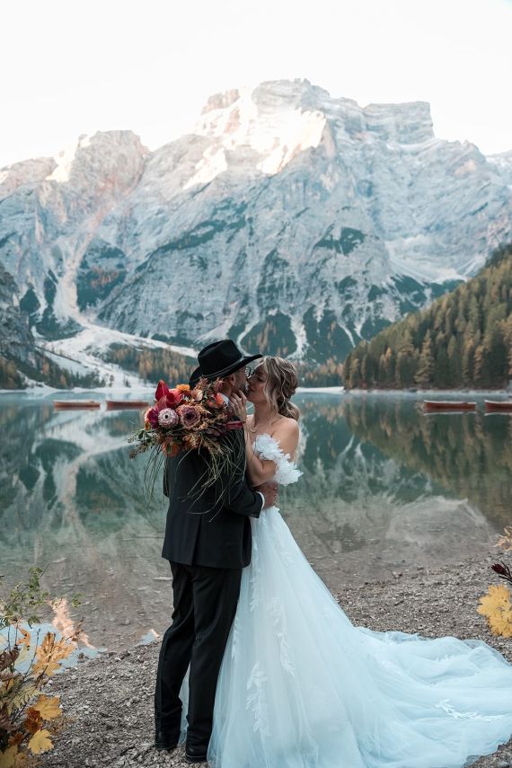 Elegante Destination Wedding in Südtirol – Heiraten am Lago di Braies