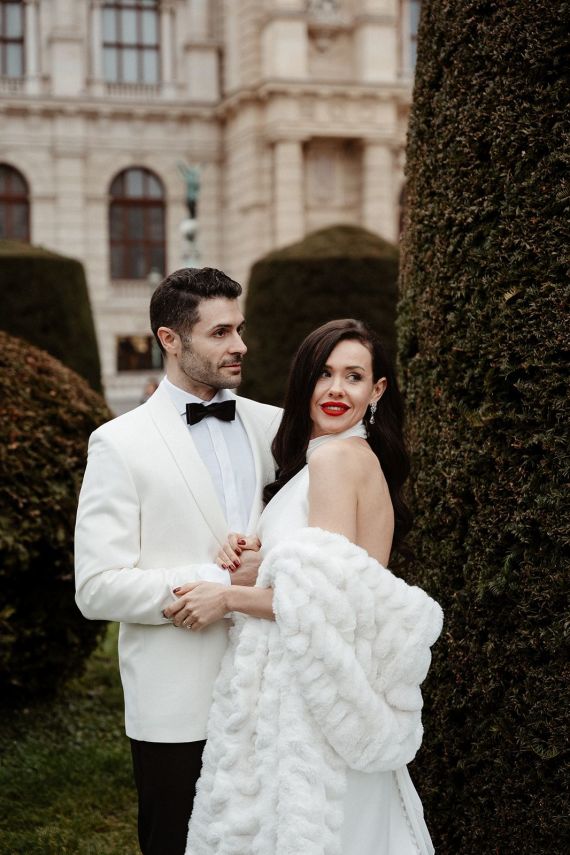 Elegantes Elopement in Wien | Zeitloses Bridal Styling & Make-up