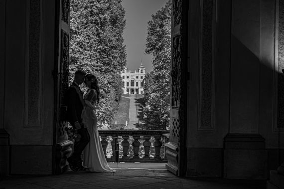 Romantischer Shooting im Residenzschloss Ludwigsburg, Deutschland
