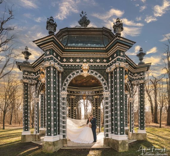 Bettina & Laurins Winterhochzeit: Ein Tag voller Magie im Barock-Pavillon