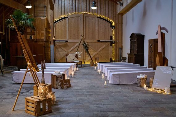 Romantische Winterhochzeit 
