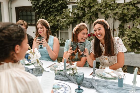 Romantische Hochzeit im Bridgerton Stil