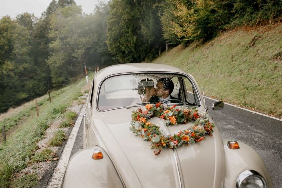 Herbst Hochzeit in Salzburg, Geisberg.