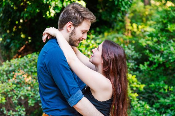 Paarshooting mit Andrea und Michael im Botanischen Garten in Linz