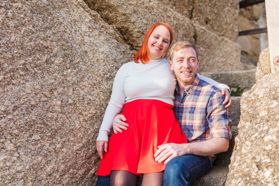 Paarshooting mit David und Natali bei der Burgruine Prandegg in Schönau im Mühlkreis