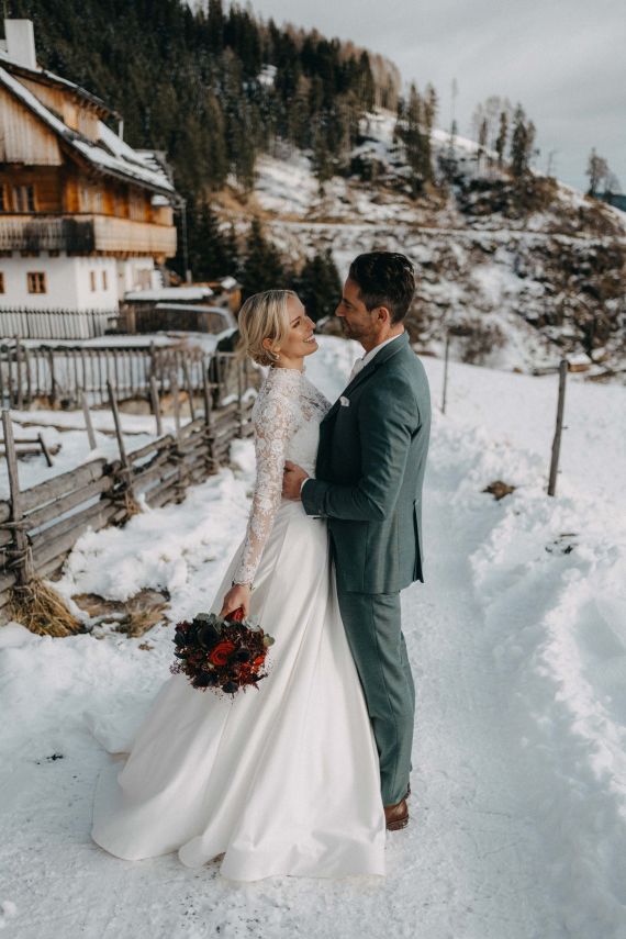 Traumhafte Winterhochzeit in Kärnten