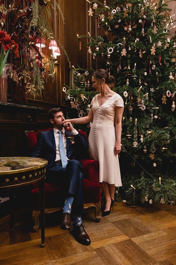 austro-italienische Winterhochzeit im Hotel Sacher