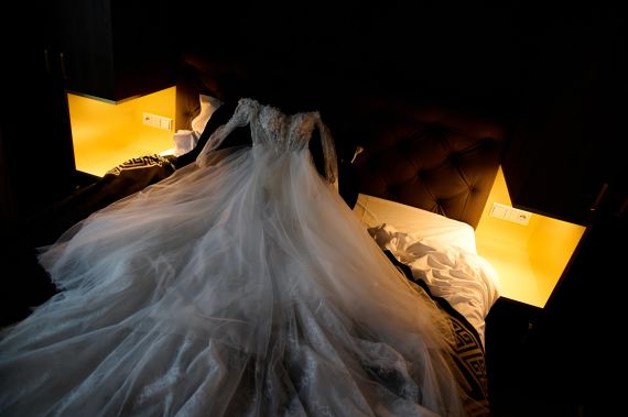 Winterhochzeit im Blockhotel in Ingolstadt.