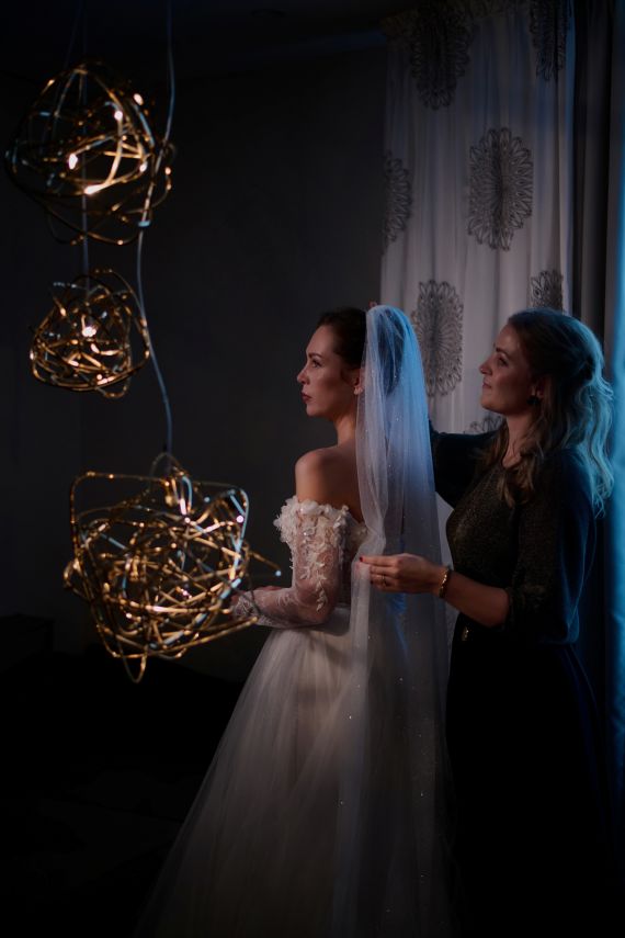 Winterhochzeit im Blockhotel in Ingolstadt.