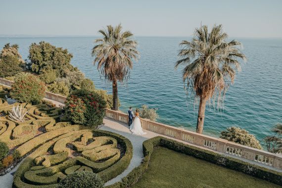 Destination Wedding Isola del Garda in Italien 