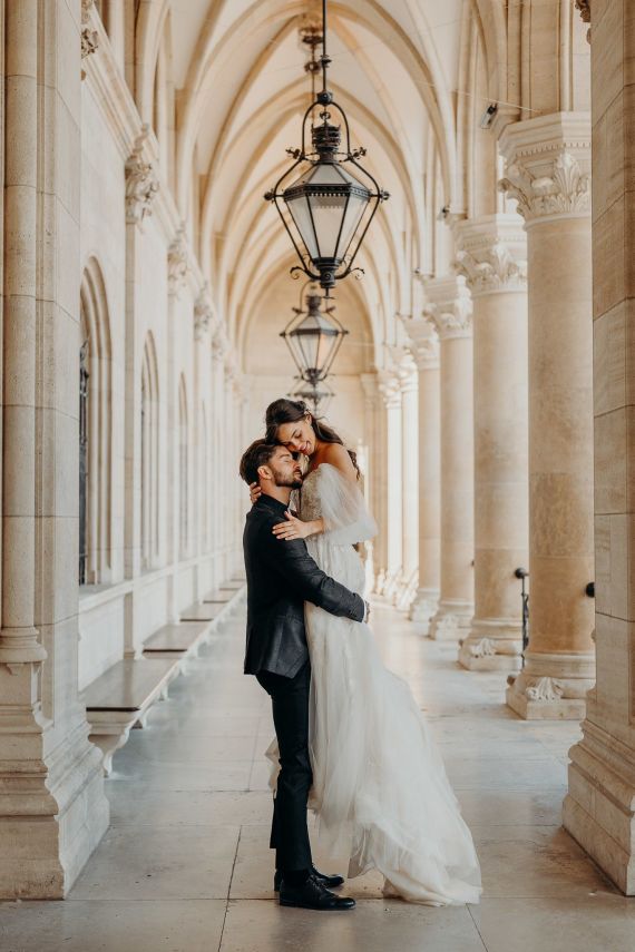 Elegantes Elopement in Wien – Schloss Belvedere | Phina-Fotografie