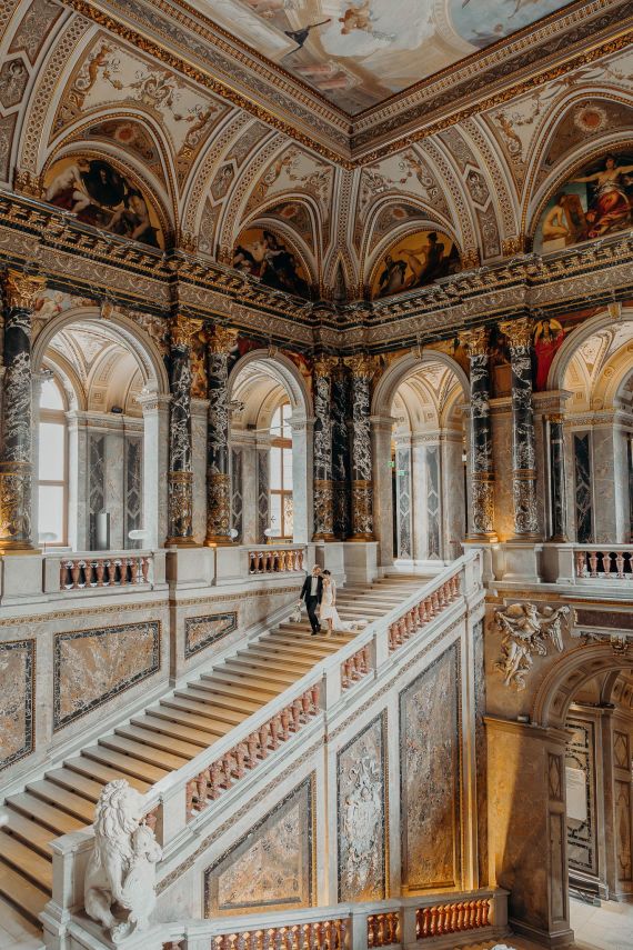 Elopement im Kunsthistorischen Museum Wien | Phina-Fotografie