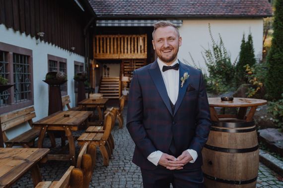 Rustikale Oktober Hochzeit