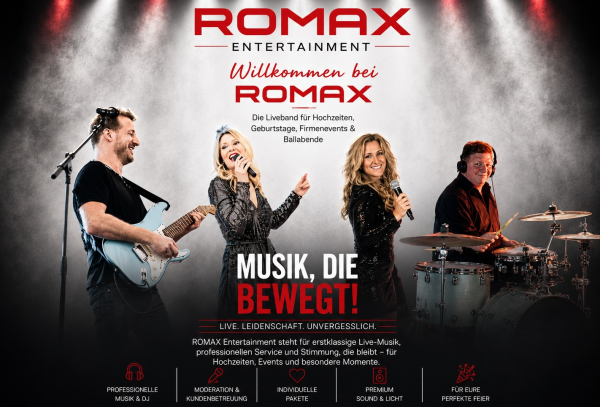 HOCHZEITSBAND – PARTYBAND – TANZBAND MIT SÄNGERIN AUS OBERÖSTERREICH 