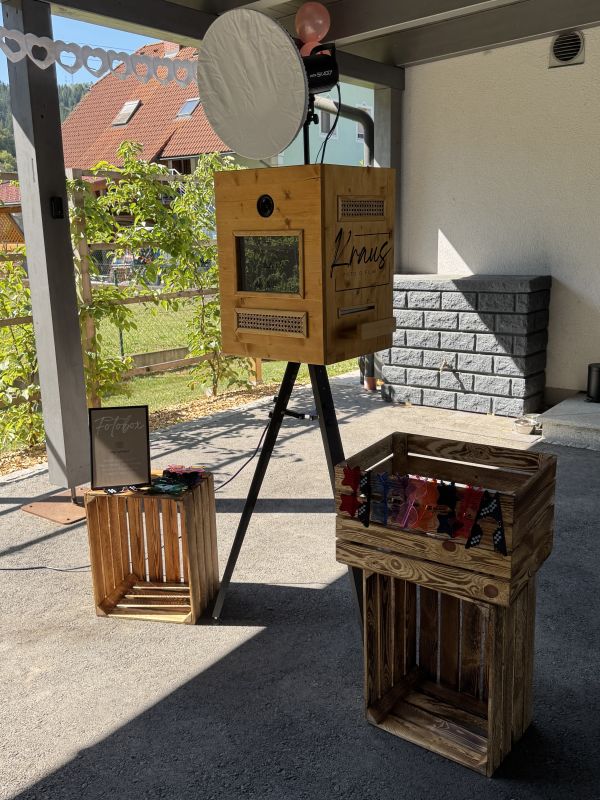 Fotobox in Vintage modernen Stil 