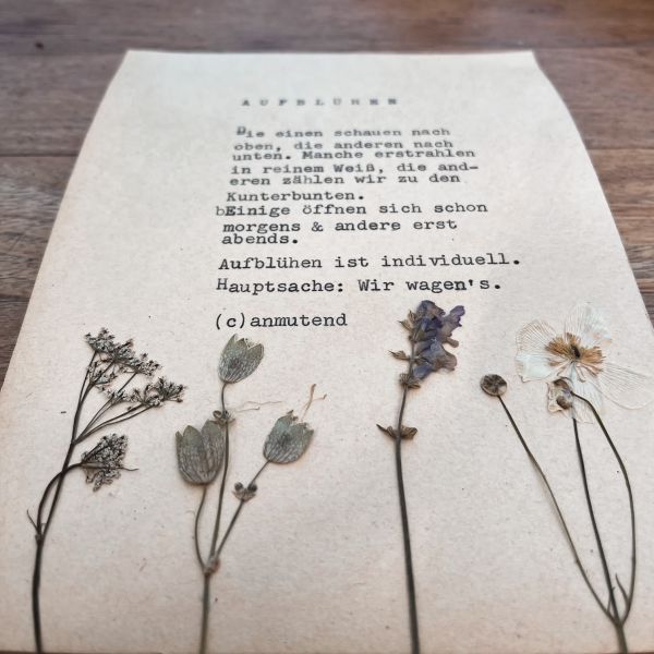 Persönliches Gedicht für das Hochzeitspaar 