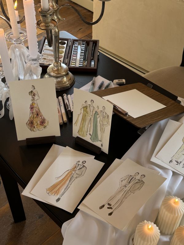 Live Illustration für deine Hochzeit