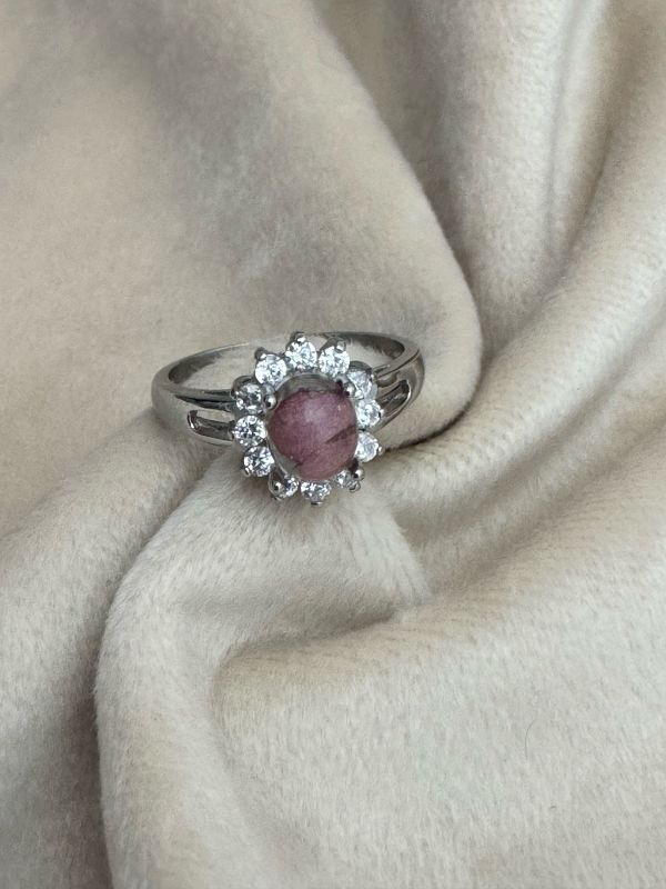 Brautstrauß im Ring – mit Erinnerungsstein & Zirkonia Brautstrauß im Ring – mit Erinnerungsstein & Zirkonia