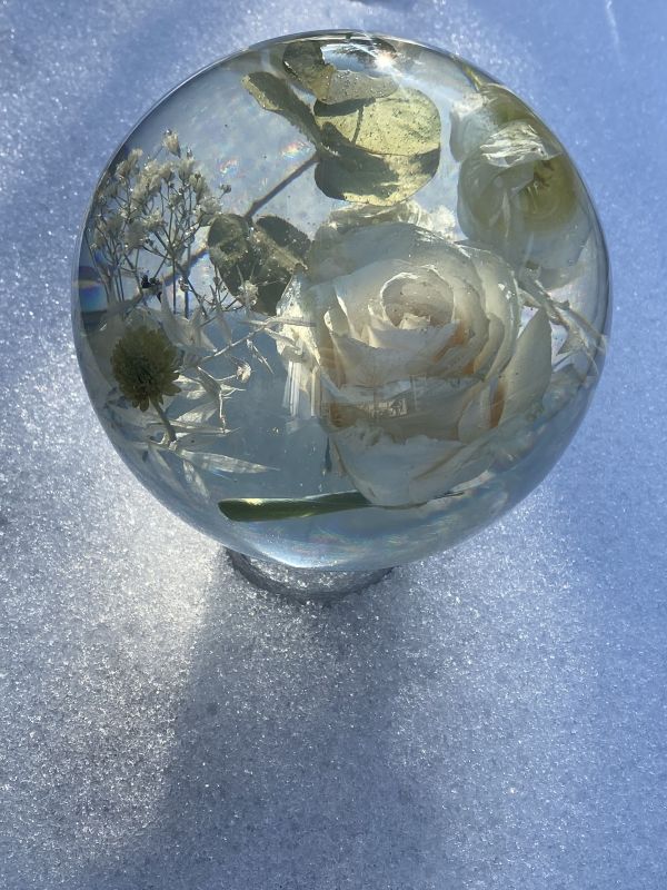 Brautstrauß verewigen in der Brautstraußkugel XL Brautstrauß verewigen in der Brautstraußkugel XL