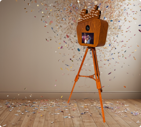 Retro Fotobox mieten