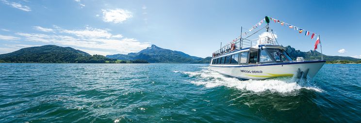 Mondsee Schifffahrt Hemetsberger