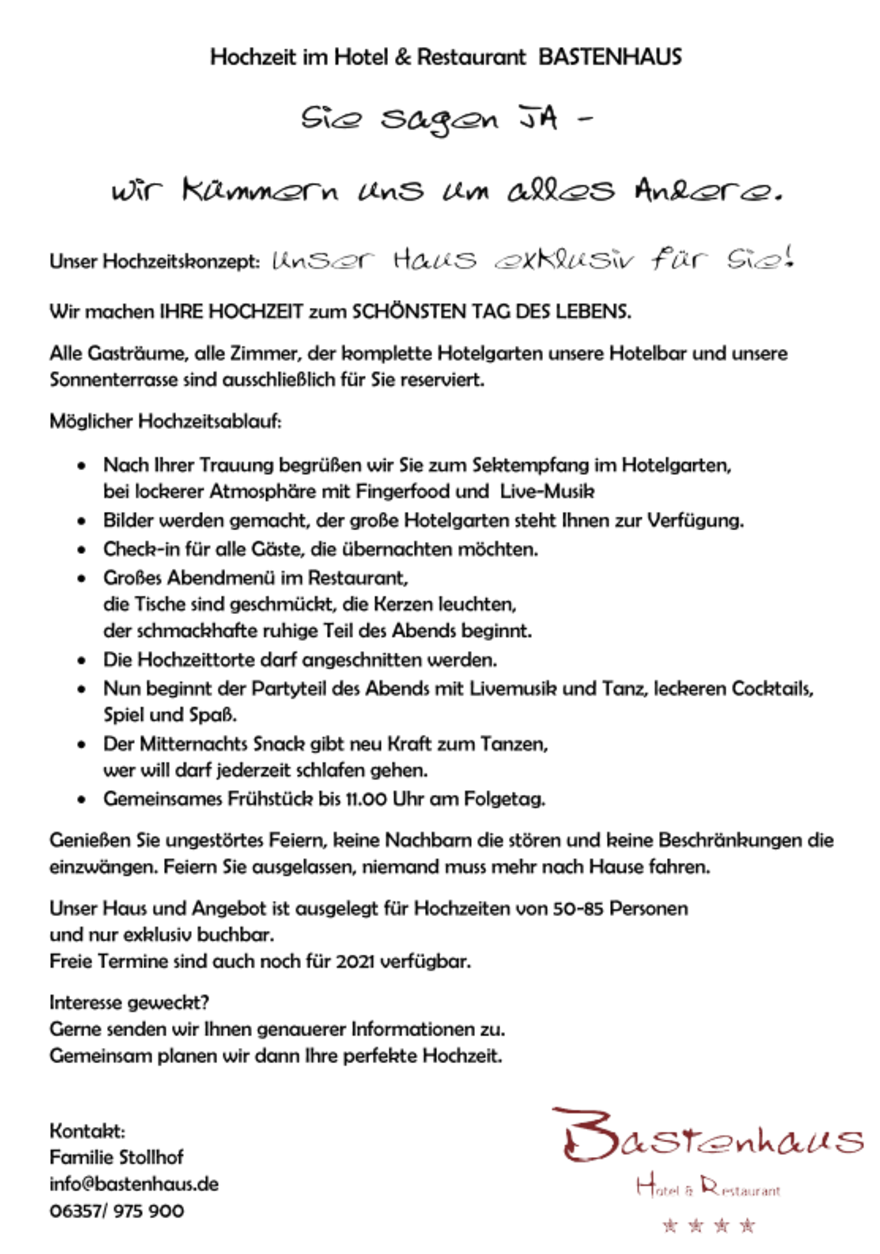 Landhotel Bastenhaus