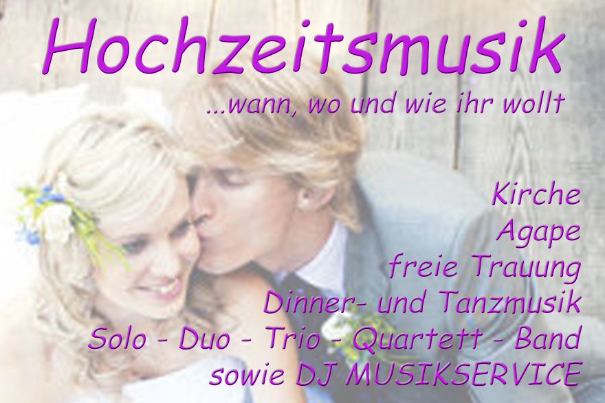 SOUNDBASIC MUSIC - Hochzeitsmusik wann wo und wie ihr wollt