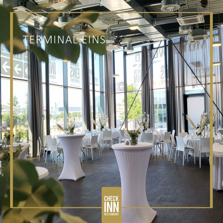 CHECK INN Restaurant Eventhalle TERMINAL EINS