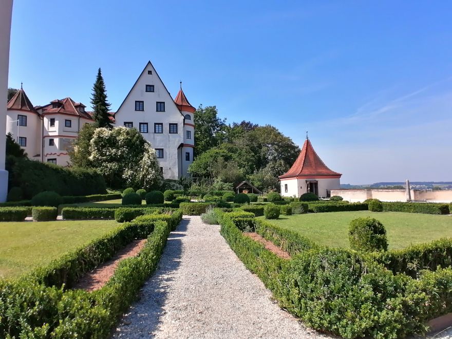 Historischer Hängegarten Schloss Neufra bei Riedlingen