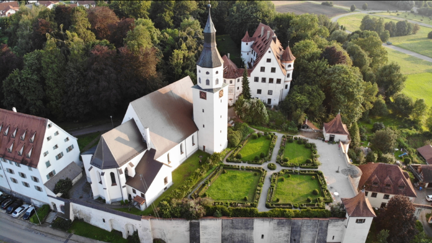 Historischer Hängegarten Schloss Neufra bei Riedlingen
